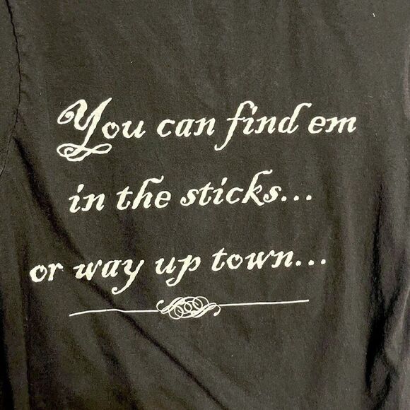 God Bless A Country Girl The Lacs District Concert Tee Women's Medium Black Top - Picture 4 of 8